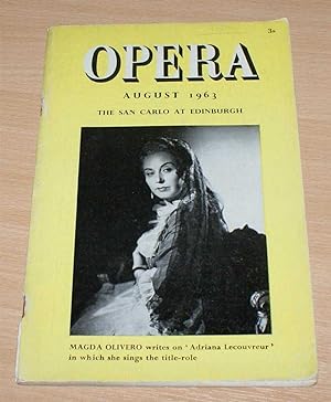 Opera - Volume 14 No 8 August 1963