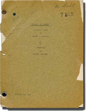 [Inner Sanctum] Pillow of Death (Original screenplay for the 1945 film, Marion Pecht's copy)