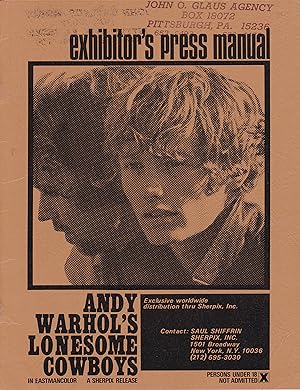 Andy Warhol's Lonesome Cowboys [pressbook]