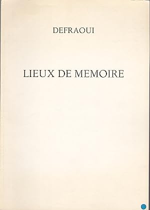 Lieux de Memoire [Places of Memory]