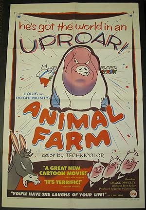 Animal Farm [original 1955 one-sheet, lobby cards & stills]