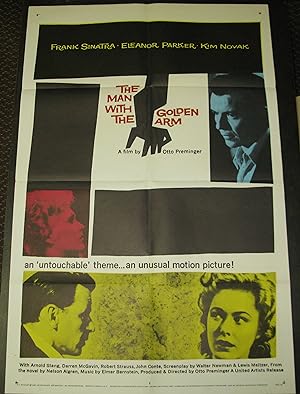 The Man with the Golden Arm [original one-sheet movie poster]