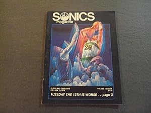 Sonics Official Game Program Supersonics vs Cleveland Jan 13 1978