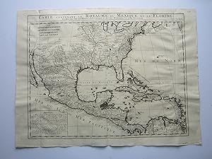 Carte Contenant Le Royaume Du Mexique Et La Floride