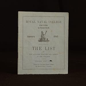 Royal Naval College Eaton Chester/Dartmouth The List Of The Officers, Masters and Cadets At the C...