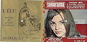 "Catherine ROUVEL / Marcel PAGNOL" SONORAMA n° 40 MAI 1962 (5 Flexidisques 33tours) NM