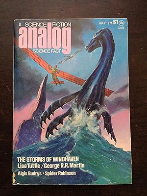 ANALOG SCIENCE FICTION / FACT Vol. 95, No. 5, May 1975: The Storms Of Windhaven