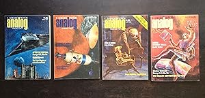 ANALOG SCIENCE FICTION / SCIENCE FACT, April, May, June, July, Complete 4 Book Sci-Fi Serial.: Af...