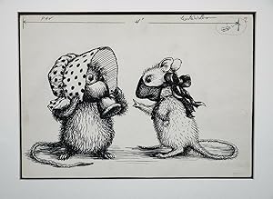 THE RESCUERS (MISS BIANCA) ORIGINAL PUBLISHED ART BY GARTH WILLIAMS