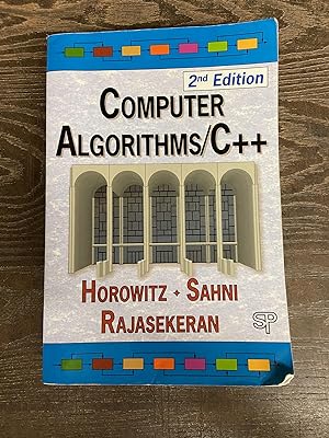 Computer Algorithms / C++ (Second Edition)
