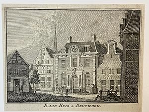 [Antique print] Raad Huis te Deutichem.