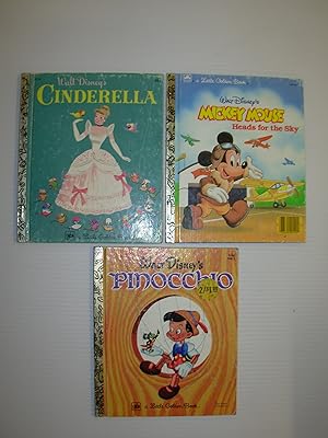 Walt Disney's Cinderella (D114); Walt Disney's Mickey Mouse Heads for the Sky (100-60); and Walt ...