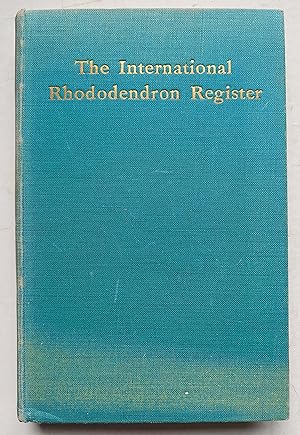 The International Rhododendron Register