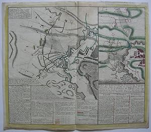 Carte des Expeditions de Guerre en Boheme, III feuille, dans la quelle se voit le Plan de l`Attaq...