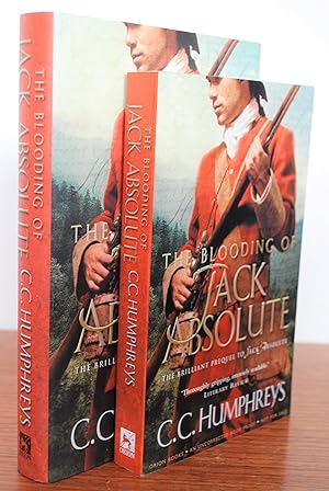 THE BLOODING OF JACK ABSOLUTE - SIGNED 1st EDITION - plus UNCORRECTED BOUND PROOF