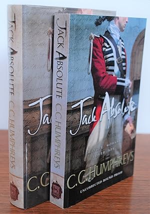 JACK ABSOLUTE - SIGNED 1st EDITION - plus UNCORRECTED BOUND PROOF