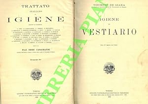 Vincenzo De Giaxa. Igiene del vestiario. A. Castiglioni. Storia dell'igiene. A. Scarpellini. Micr...