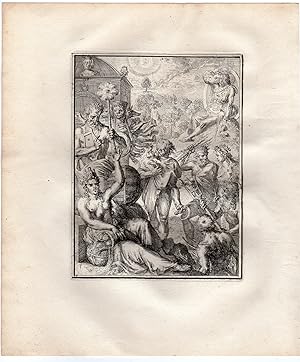 Antique Print-GODS-ICONOGRAPHY-HYROGLYPHIC-SYMBOL-de Hooghe-1735
