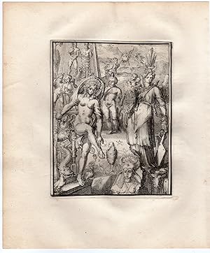 Antique Print-SOUL-ICONOGRAPHY-HYROGLYPHIC-SYMBOL-de Hooghe-1735