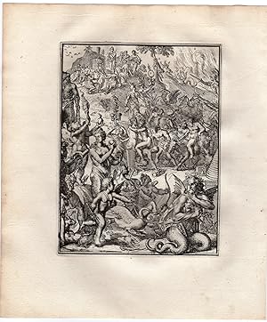 Antique Print-MYTHOLOGY-ROMAN-GREEK-HYROGLYPHIC-SYMBOL-de Hooghe-1735