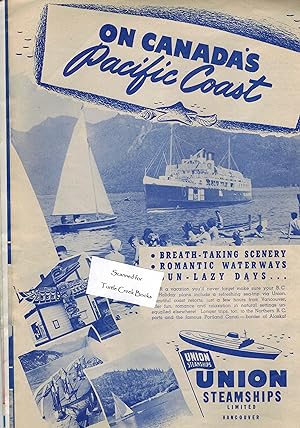 Union Steamships Vancouver Original Advertisement from 1946