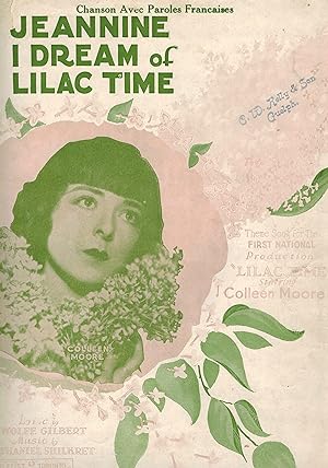 Jeannine I Dream of Lilac Time - Au Temps De Lilas - Waltz Balled Colleen Moore Cover - Vintage S...