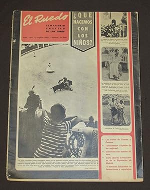 El Ruedo. Semanario Gráfico De Los Toros. Núm. 1211. Sptbre 1967