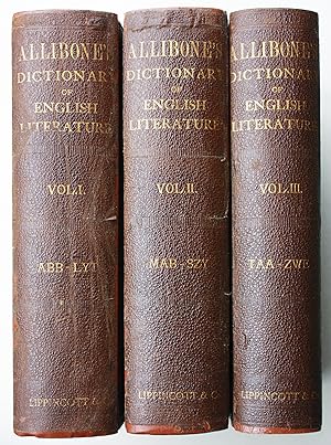 A Critical Dictionary of English Literature and British and American Authors Living and Deceased ...
