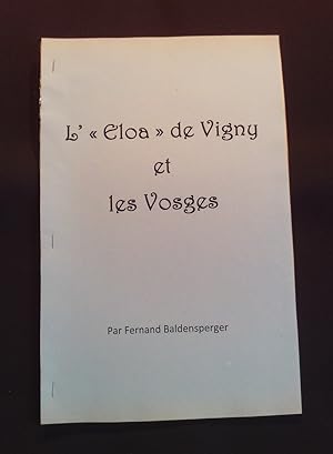 L' " Eloa " de Vigny et les Vosges