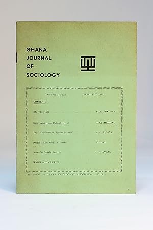 Ghana Journal of Sociology. Volume 5. No. 1. February, 1969