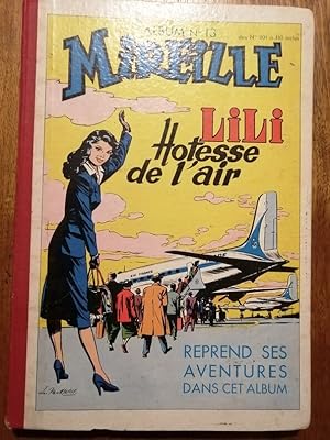Album Mireille numéro 13 Lili hôtesse de l air BD 1956 - - Numéros 101 à 110 Actualités Feuilleto...