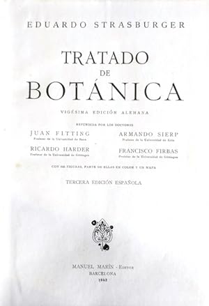 TRATADO DE BOTÂNICA