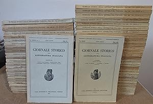 Giornale Storico della Letteratura Italiana : 51 Vol. du 3e trimestre 1951 au 1er trimestre 1967 ...