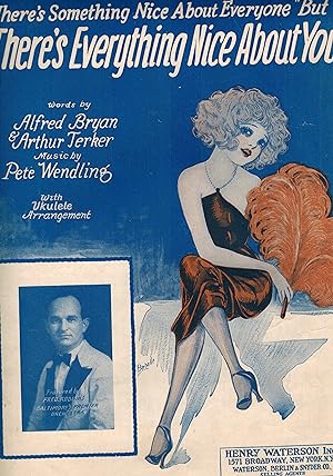 There's Something Nice About Everyone But There's Everything Nice About You - Vintage Sheet Music...