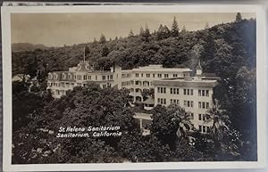 Real Photo Post Card: "St. Helena Sanitarium, Sanitarium, California"