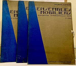 Ensembles Mobiliers. Exposition internationale des Arts Décoratifs 1925. 1ère série & 2ème série,...