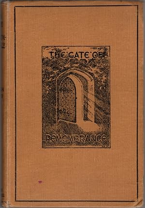 The Gate of Remembrance: The Story of the Psychological Experiment Which Resulted in the Discover...