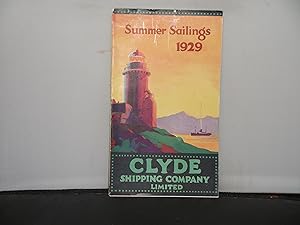 Clyde Shipping Co Limited - Summer Sailings 1929