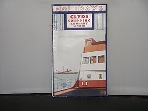 Clyde Shipping Co Limited - Holiday Tours Scotland Ireland England 1937