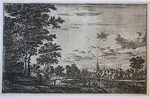 Antique print, etching | Abcou/Abcoude, ca. 1650, 1 p.