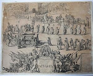 [Antique print, etching] Funeral of Paulus Wirtz/ Begrafenis van veldmaarschalk Paulus Wirtz [24 ...