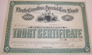 Shares in North Carolina Special Tax Bond.