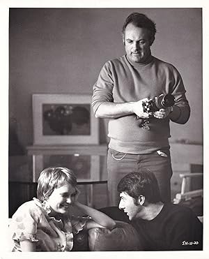 John and Mary (Original photograph of Mia Farrow, Dustin Hoffman, and Peter Yates on the set of t...