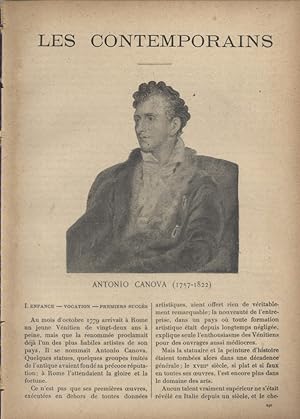 Les contemporains : David d'Angers (1789-1856). Biographie accompagnée d'un portrait. Fin XIXe. V...