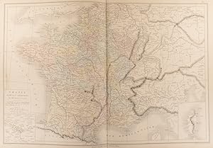 Carte de la France divisée en 32 gouvernements. Carte extraite de l'Atlas universel et classique ...