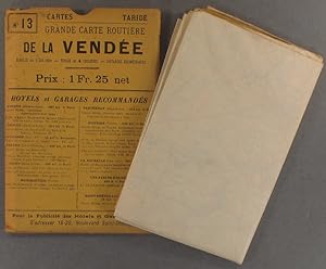 Grande carte routière de la Vendée. (Echelle 1/250 000e). Début XXe. Vers 1900.