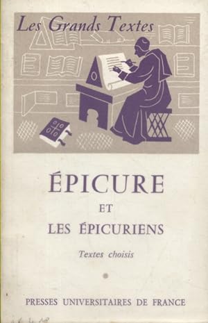Epicure et les Epicuriens.