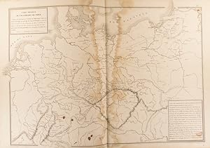 Carte physique de lAllemagne du nord. Carte extraite de l'Atlas universel et classique de géogra...