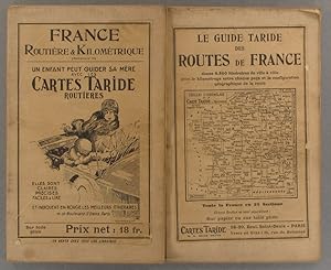 Carte de France routière et kilométrique indiquant les grands itinéraires automobiles. Echelle 1:...