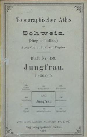 Topographischer Atlas der Schweiz. (Siegfriedatlas). Blatt Nr. 489. Altdorf. Sect. XVIII - 2.